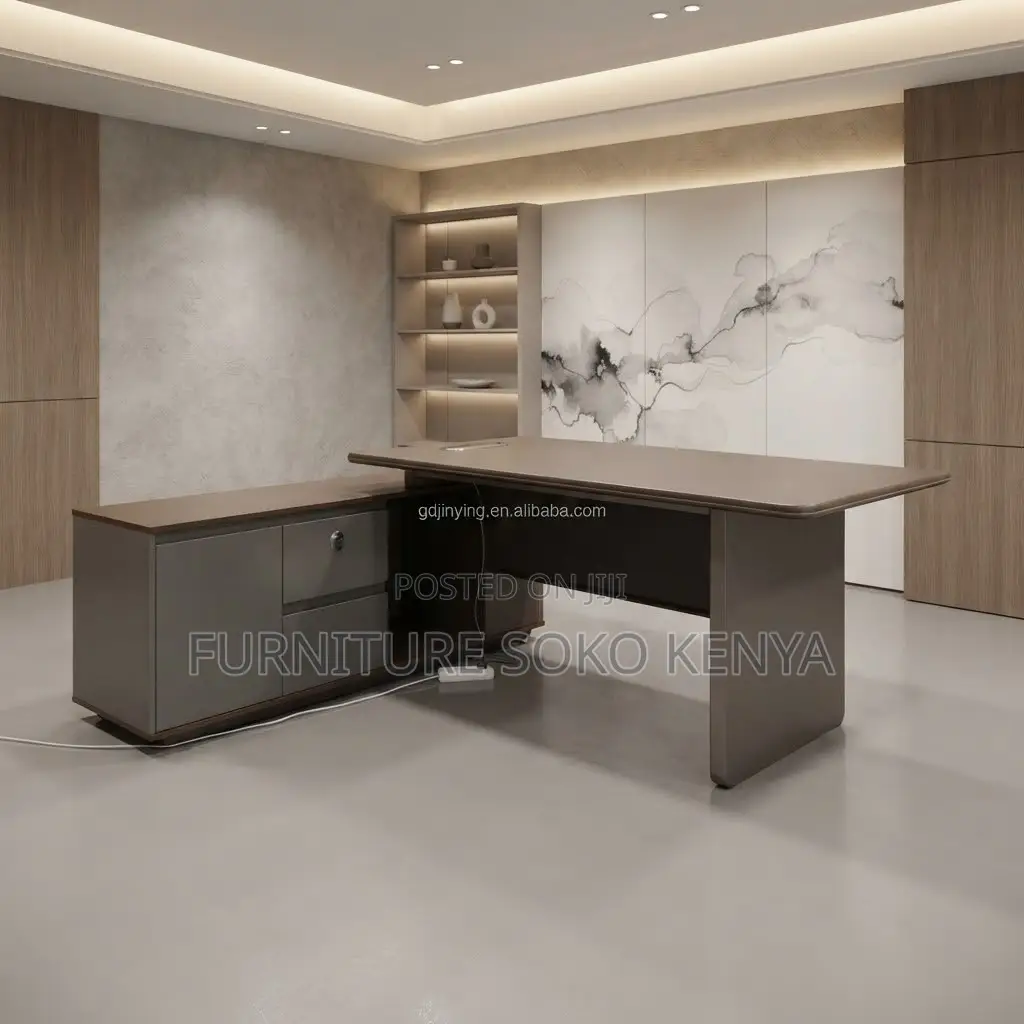 Office Desk; 1.8 Meter - Executive L-Shape Advanced Desk