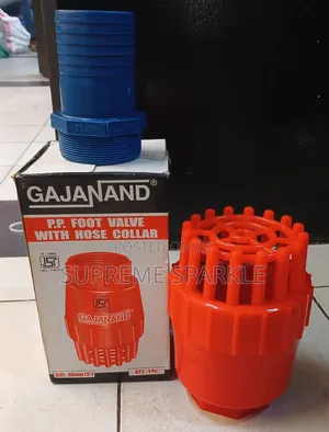 3" (80mm) Polypropylene Foot Valve With Hose Collar .