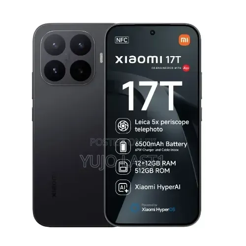New Xiaomi 17T 512 GB Black