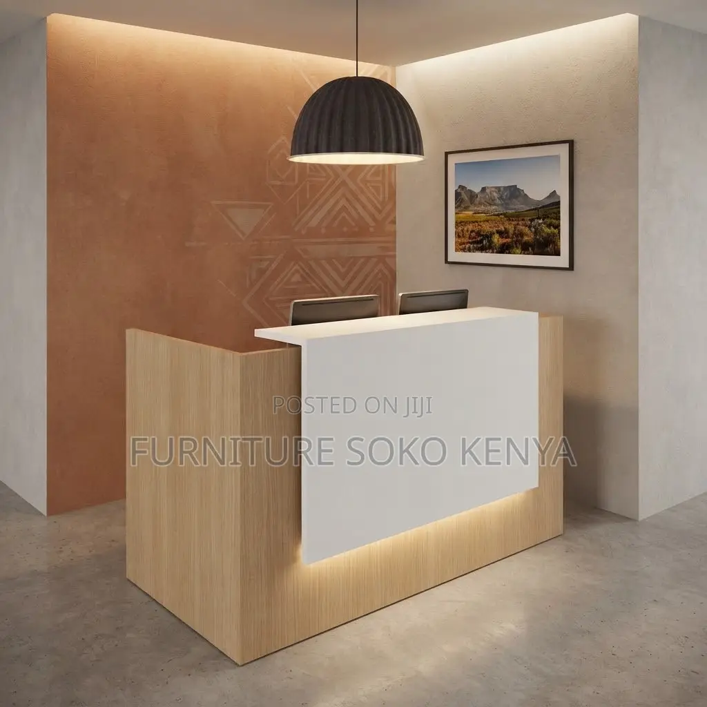 Reception Desk; 1600MM White Modern Front Reception Desk