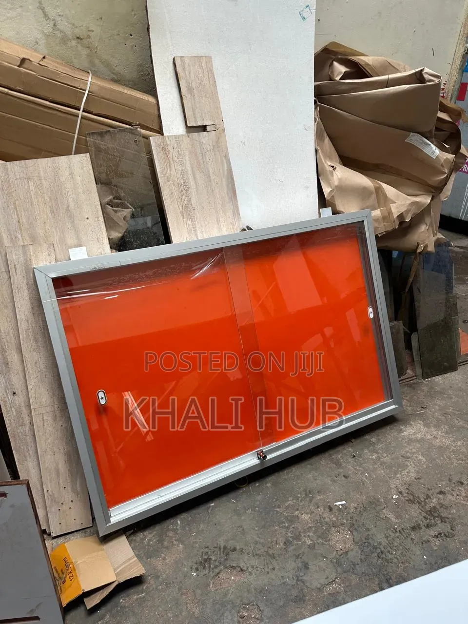 Noticeboard Wall Mounted Glass Sliding Noticeboard 4ft X 3ft