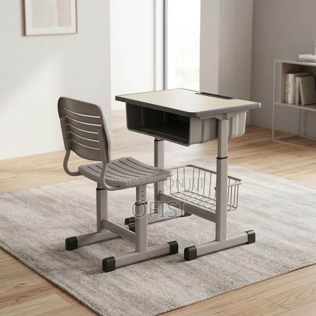 Kid's Desk; Kids' Study Table With Adjustable Height - thumbnail 3