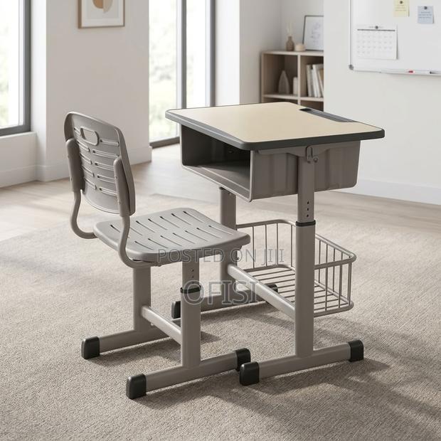 Kid's Desk; Kids' Study Table With Adjustable Height - thumbnail 4