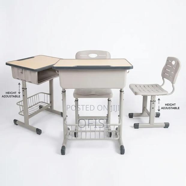Kid's Desk; Kids' Study Table With Adjustable Height - thumbnail 8