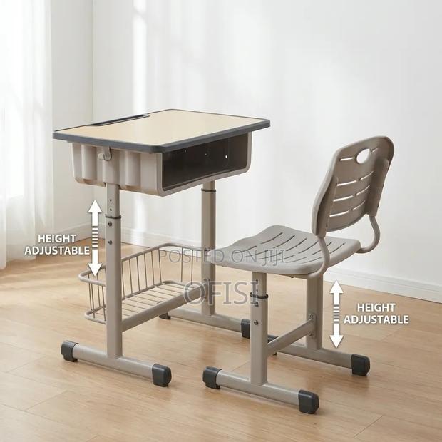 Kid's Desk; Kids' Study Table With Adjustable Height - thumbnail 11