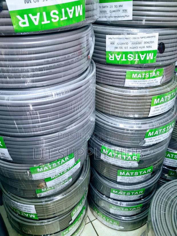 2.5mm Twin With Earth Restocked Electrical Cables