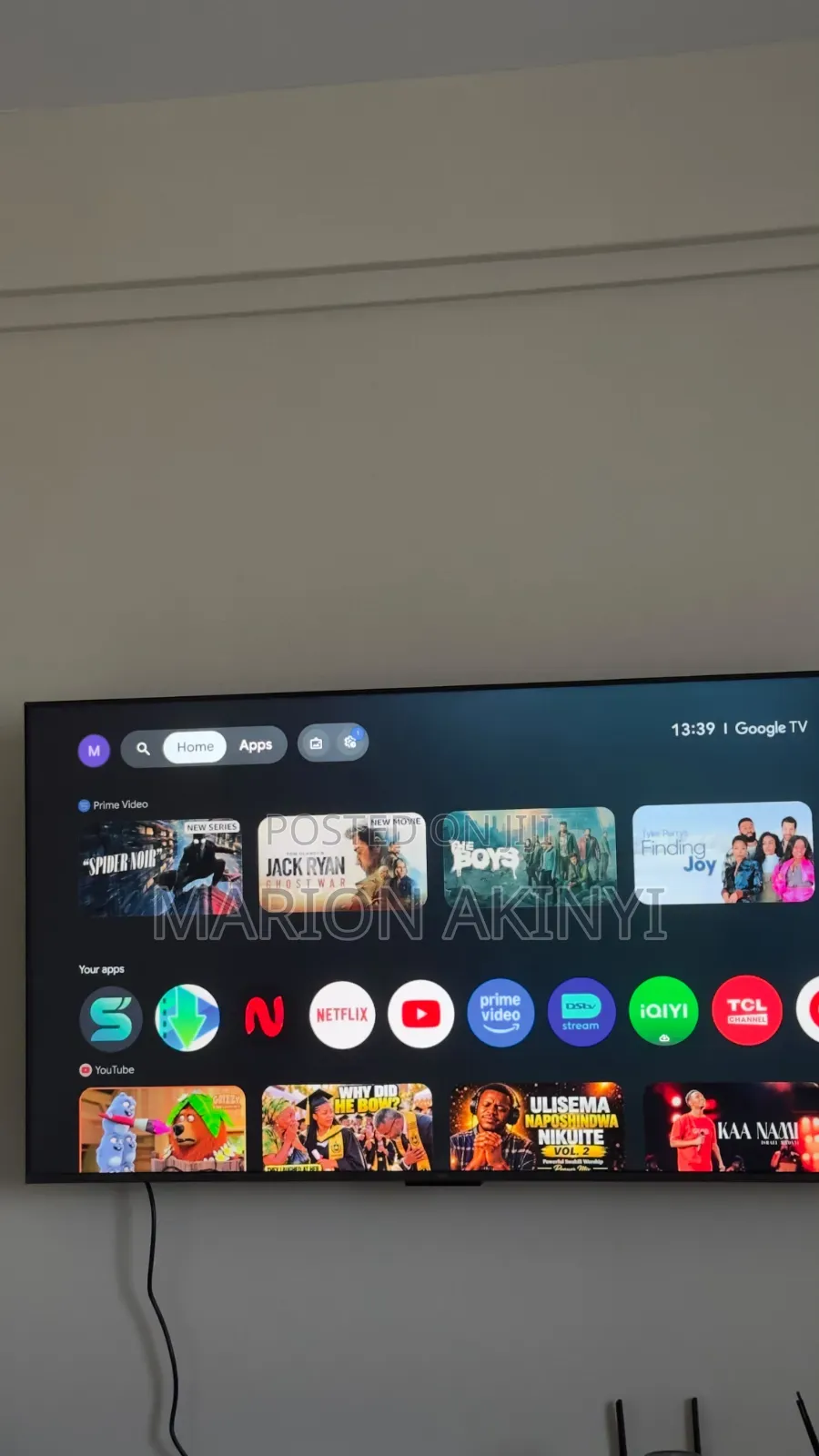 TCL 43 Inch 4K Google TV