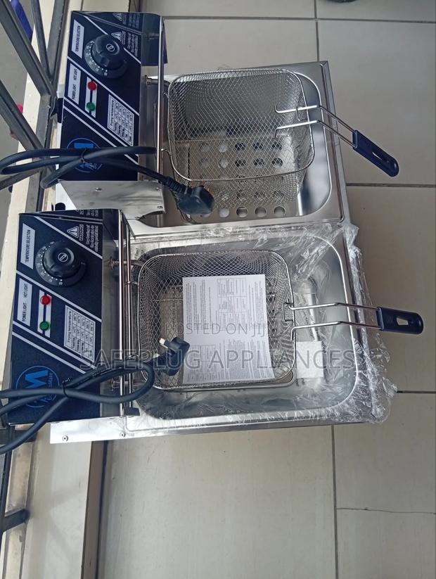 Electromate Double Fryer for Chips & Other Foods