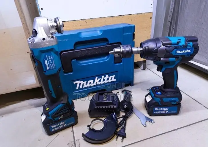 Makita Cordless Drill & Grinder/Rechargeable 36V Drill & Grinder Set