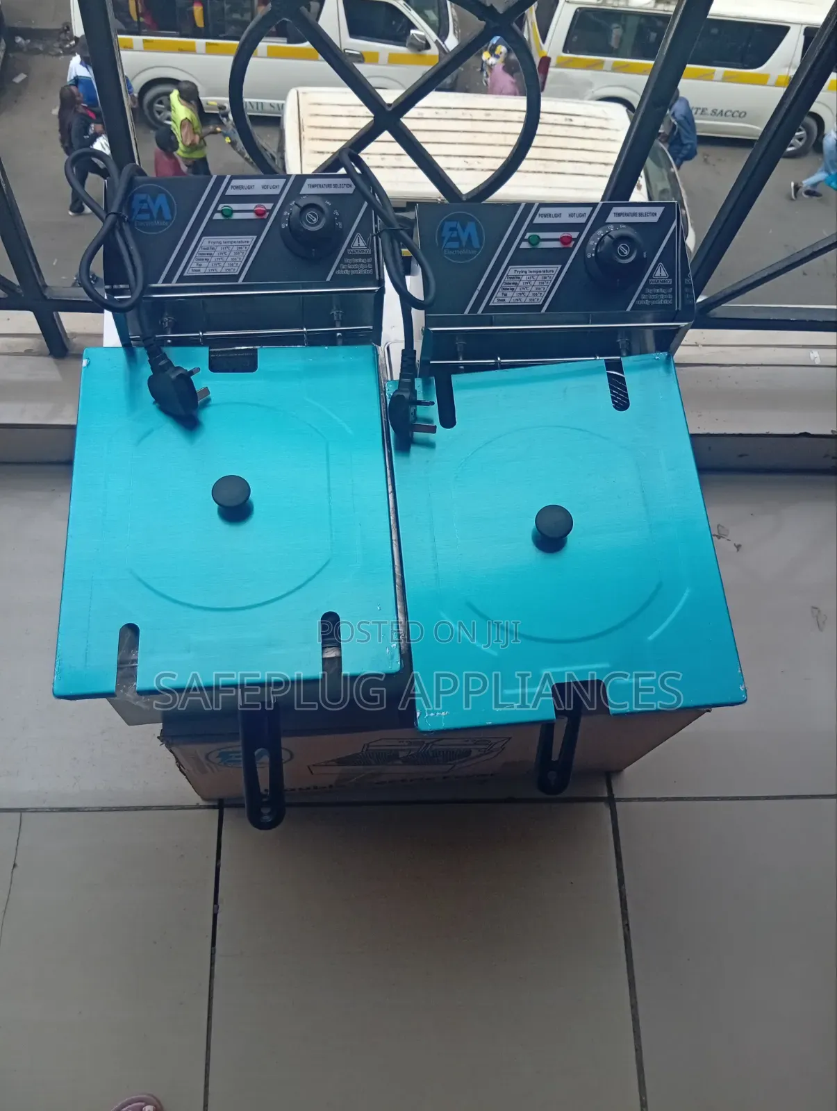 Electromate Double Fryer for Chips & Other Foods