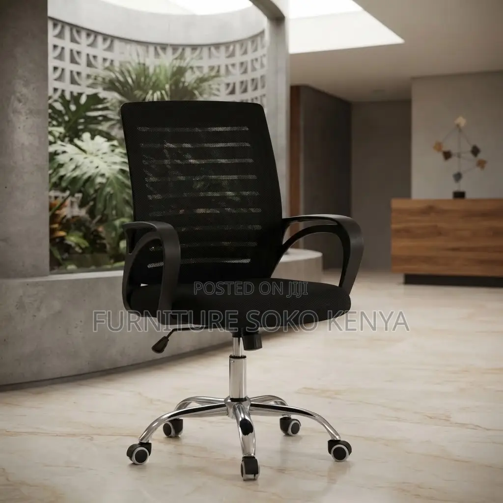 Office Chairs; Height Adjustable Strong Mesh Office Task Chair