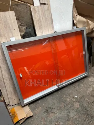 Noticeboard Church and Office Lockable Glass Notice Board 4ft X 3ft
