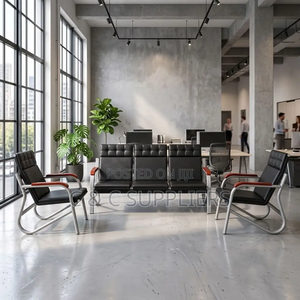 5-Seater Modern Waiting Sofa