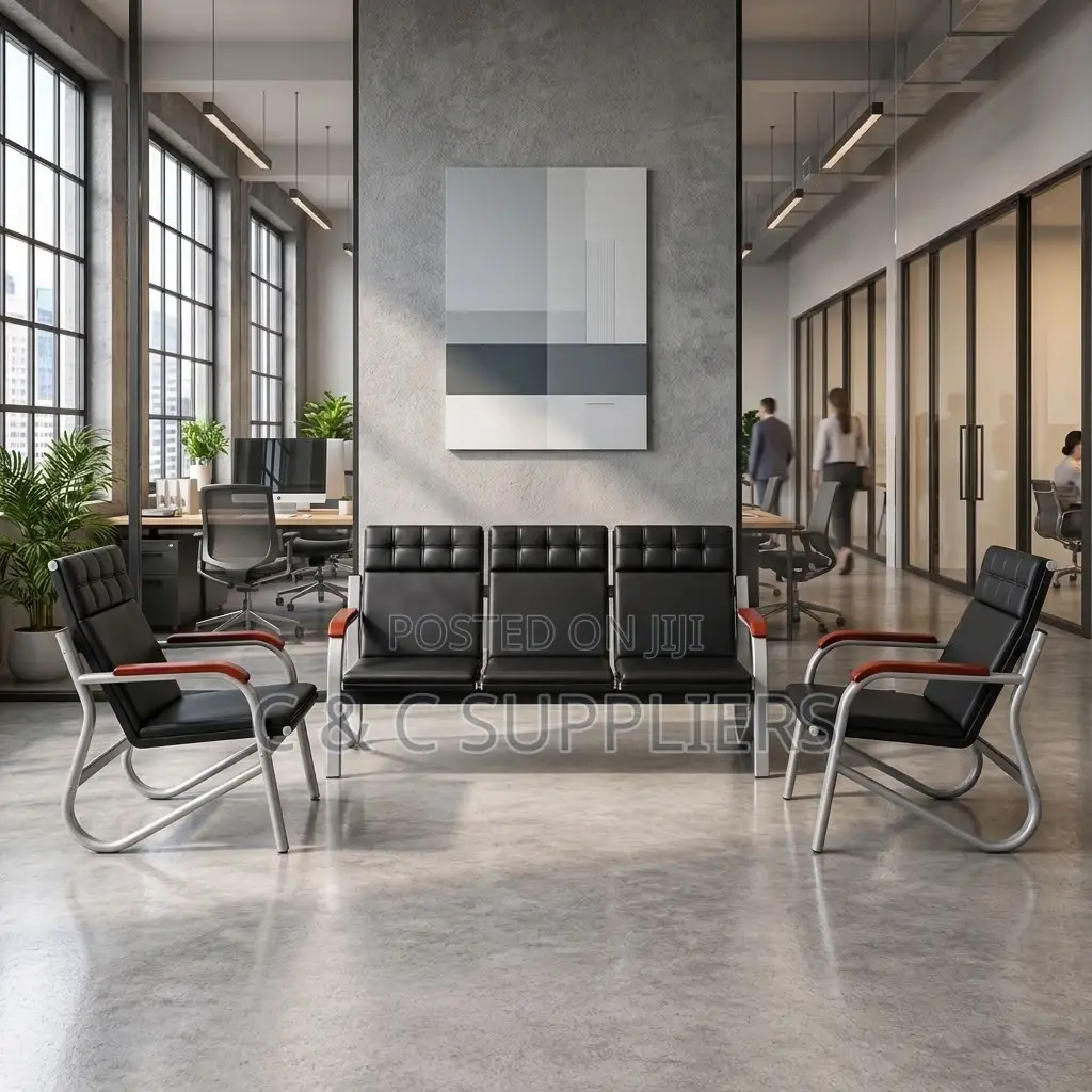 5-Seater Modern Waiting Sofa