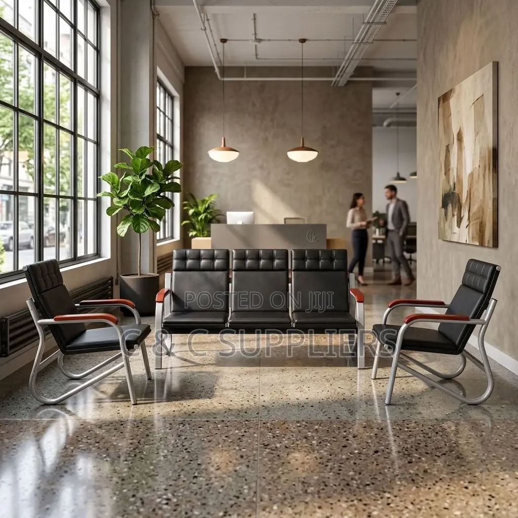 5-Seater Modern Waiting Sofa