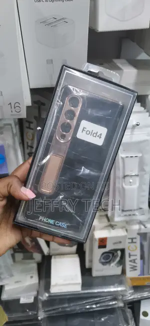 Luxury Leather-Textured Phone Case for the Samsung Galaxy Z Fold 4