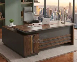 Large L-Shaped Executive Desk for Directors and Managers