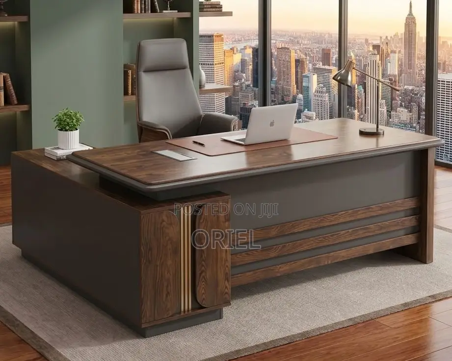 Large L-Shaped Executive Desk for Directors and Managers