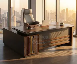 Large L-Shaped Executive Desk for Directors and Managers