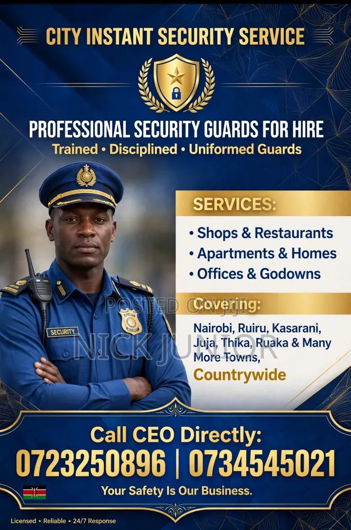 We Hire Reliable Guards