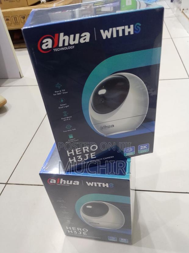 Dahua HERO H3JE 2K 3MP Wi-Fi Indoor Security Camera - 360° Pan & Tilt