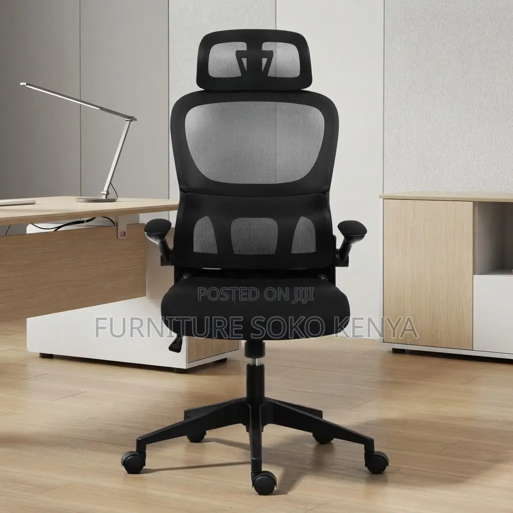 Office Chairs; Full Fabric Swivel Orthopedic Seat