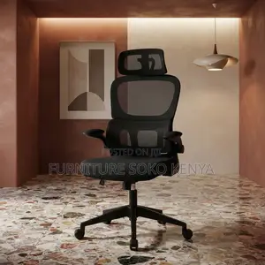 Office Chairs; Full Fabric Swivel Orthopedic Seat