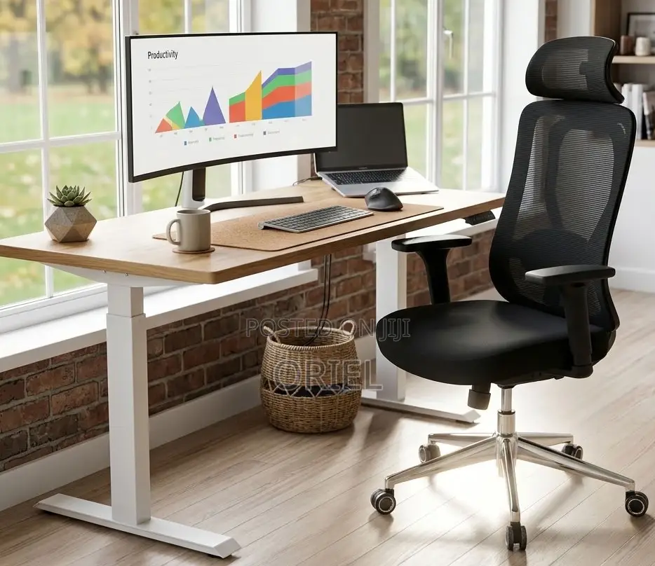 Ergonomic Mesh Office Chair With Back Support for Daily Comfort