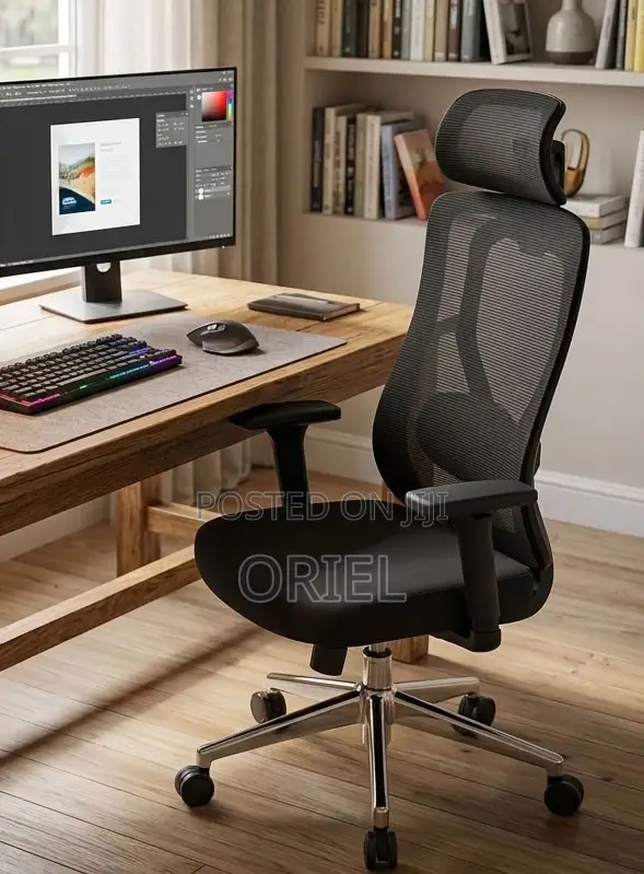 Ergonomic Mesh Office Chair With Back Support for Daily Comfort