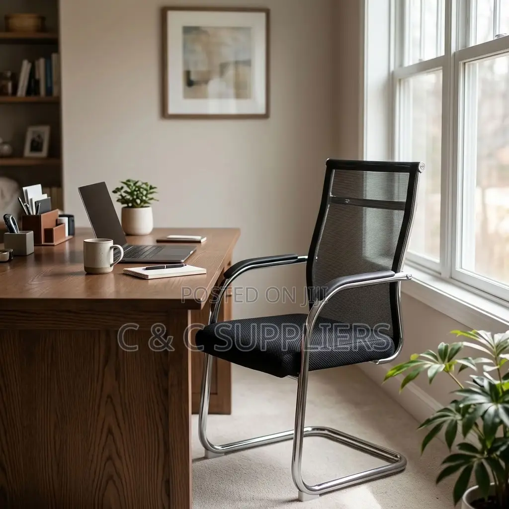 Office Mesh-Back Guest Waiting Seat
