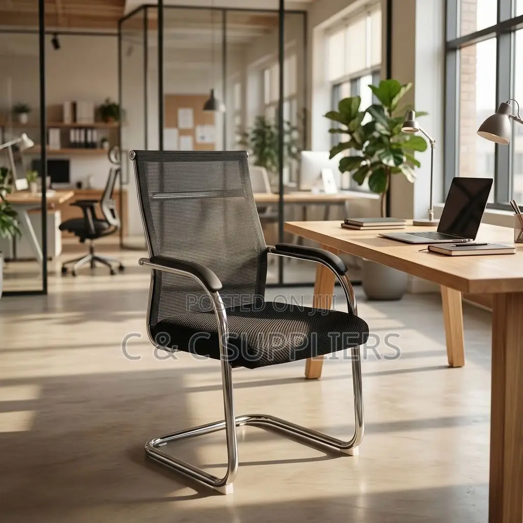 Office Mesh-Back Guest Waiting Seat