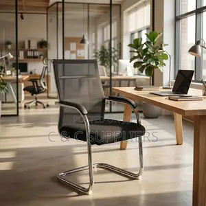 Office Mesh-Back Guest Waiting Seat