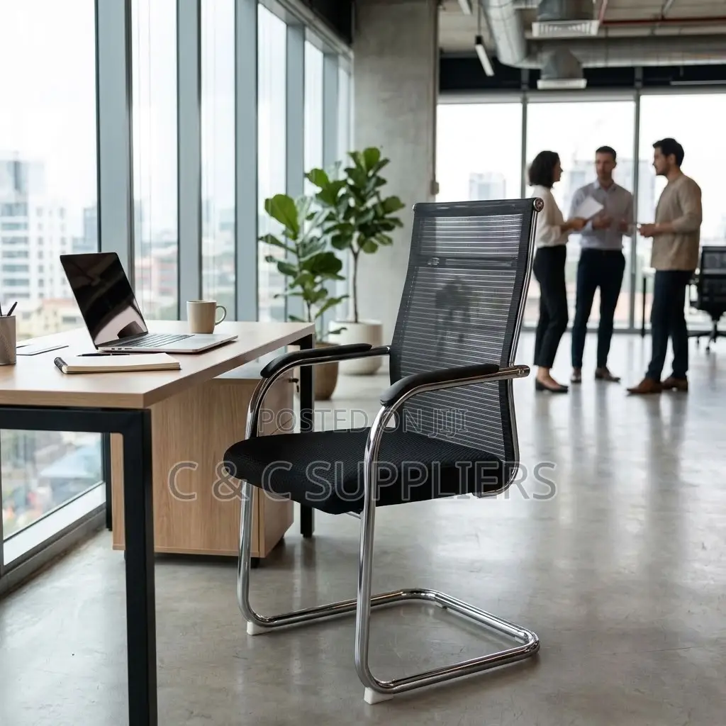 Office Mesh-Back Guest Waiting Seat