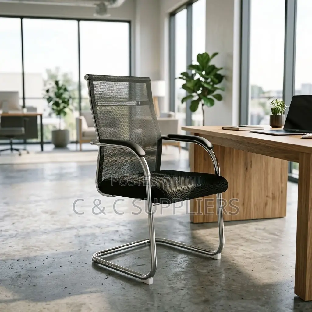Office Mesh-Back Guest Waiting Seat