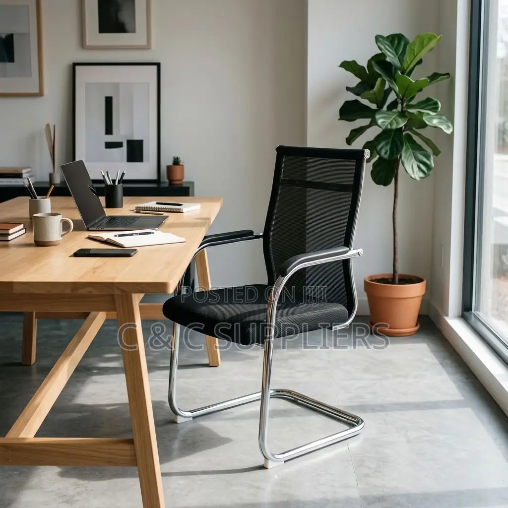 Office Mesh-Back Guest Waiting Seat