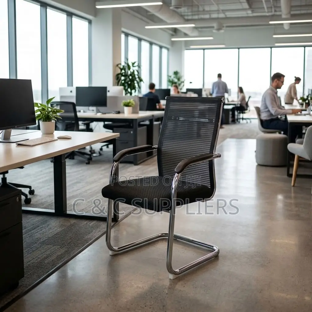 Office Mesh-Back Guest Waiting Seat