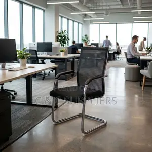 Office Mesh-Back Guest Waiting Seat