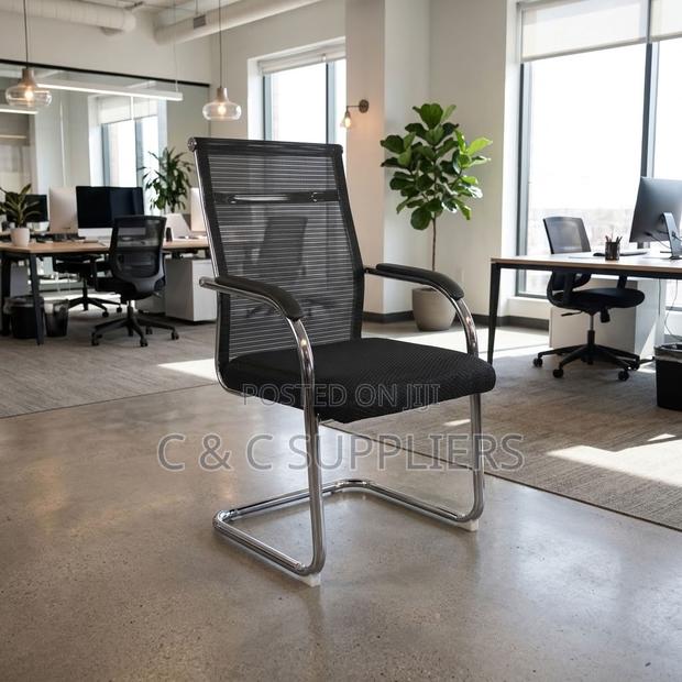 Office Mesh-Back Guest Waiting Seat - main view
