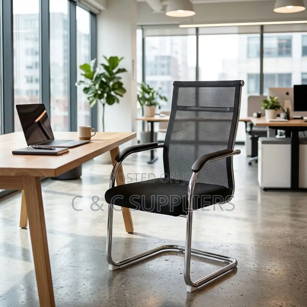 Office Mesh-Back Guest Waiting Seat
