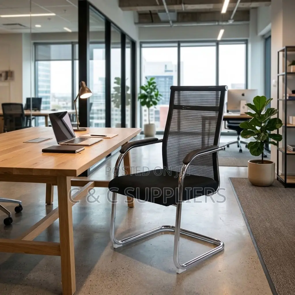 Office Mesh-Back Guest Waiting Seat