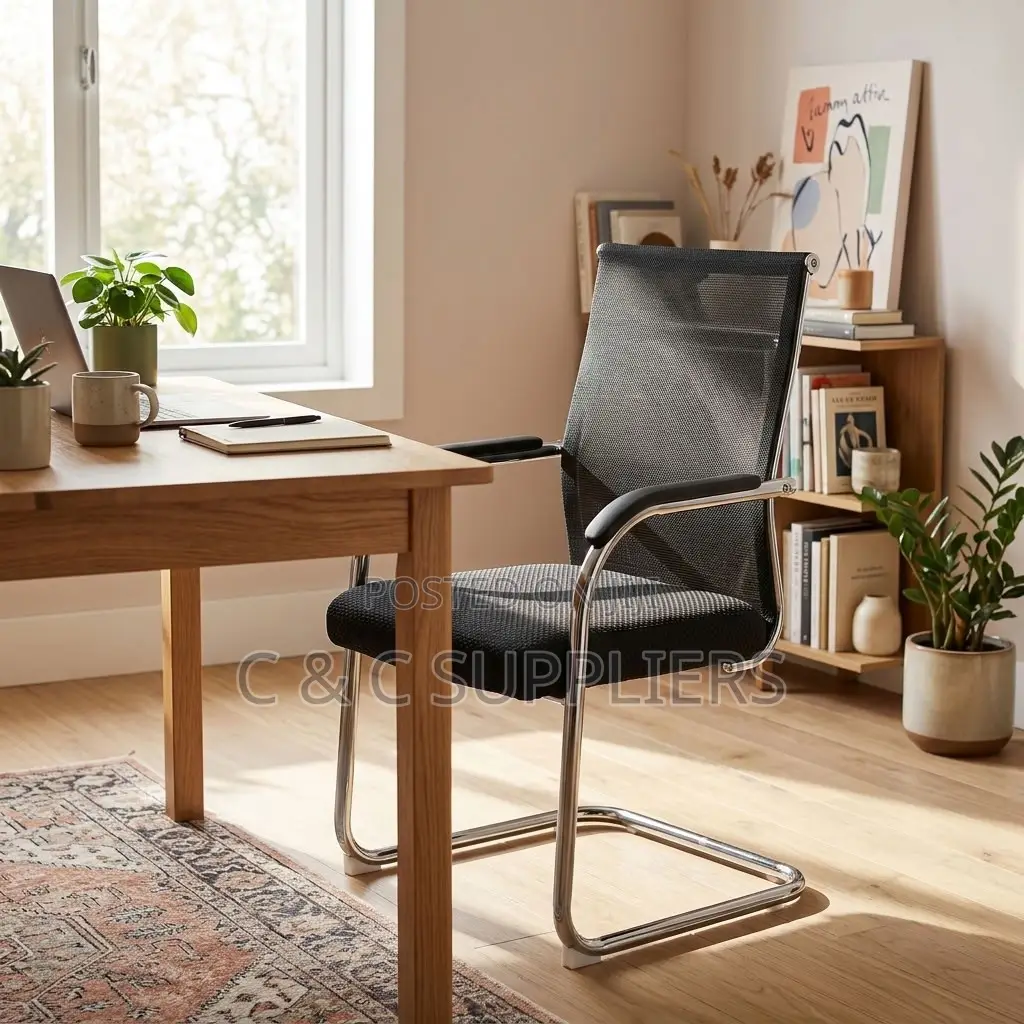 Office Mesh-Back Guest Waiting Seat