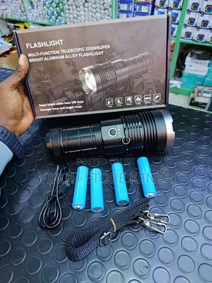 Beast Rechargeable Aluminum Alloy Zoom Flashlight