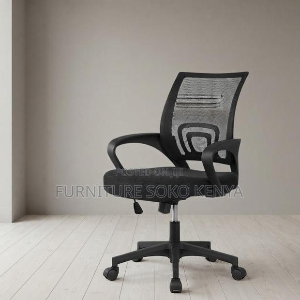 Office Chair; Medium Mesh Back Computer Office Chair. - thumbnail 3