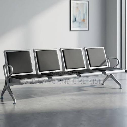 4 Way Heavy Duty Reception Padded Bench - main view
