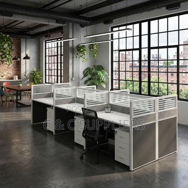6-User Imported Workstation Desk - thumbnail 5