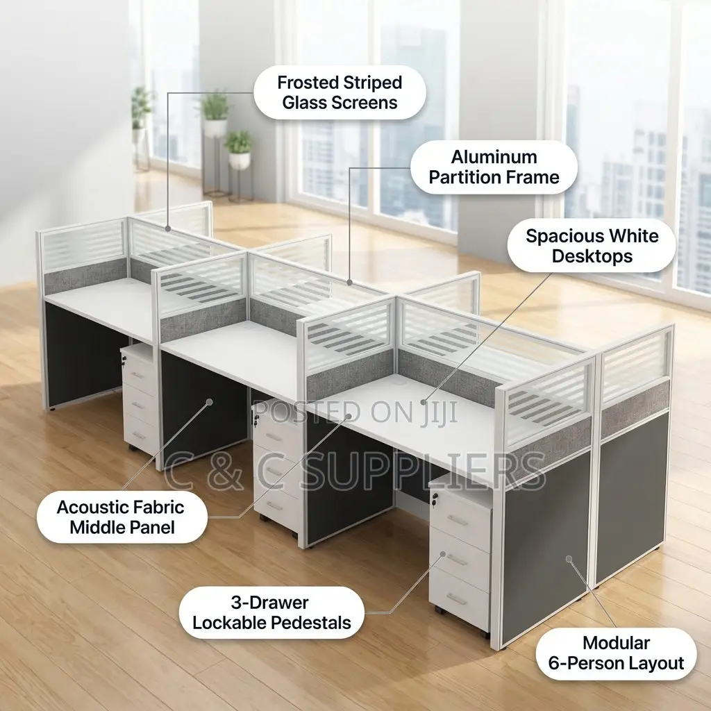 6-User Imported Workstation Desk