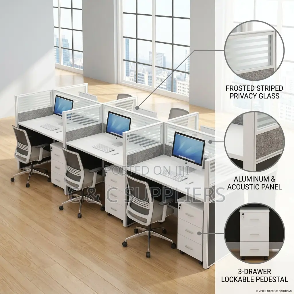 6-User Imported Workstation Desk