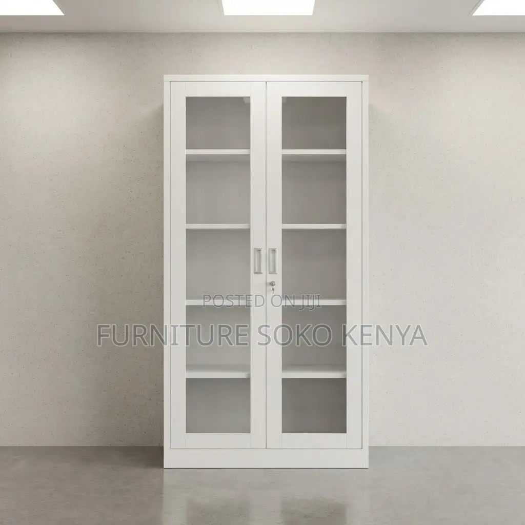 Office Cabinet; Modern Glass Door's Office Filling Cabinet