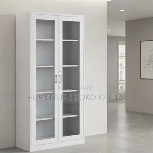 Office Cabinet; Modern Glass Door's Office Filling Cabinet