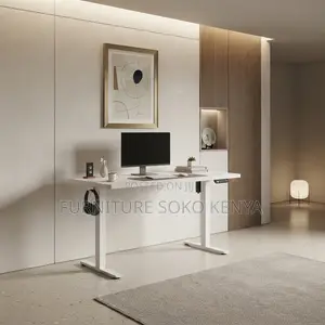 Office Desk; 1.2 Meter Motorable Standing Desk